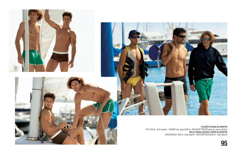 Alexis Papas, Diego Miguel & Mihaly Sepreny for Calzedonia