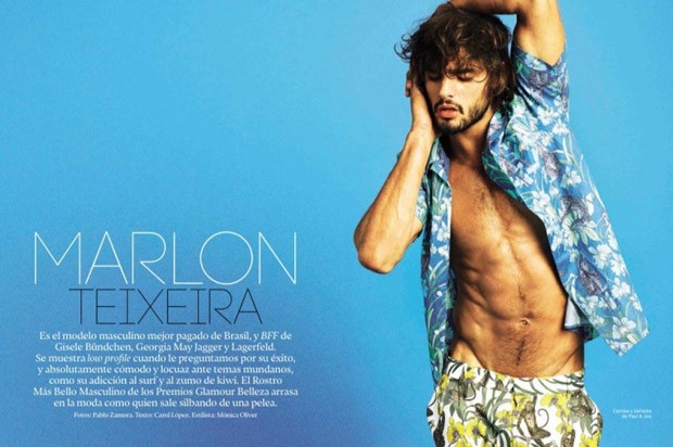 Marlon Teixeira For Glamour Spain By Pablo Zamora