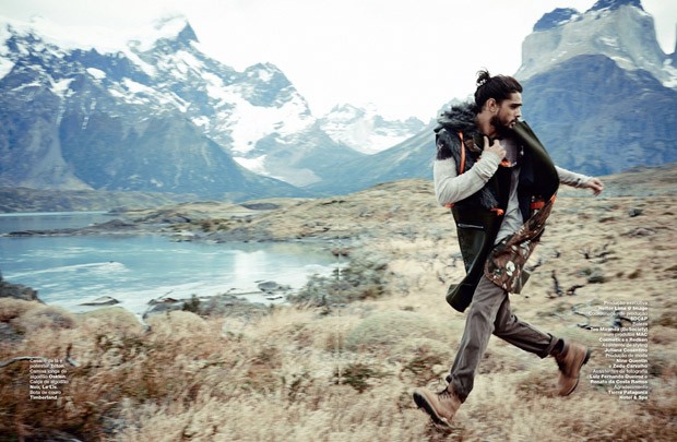 Louis Vuitton Collection Homme at Torres del Paine National Park.