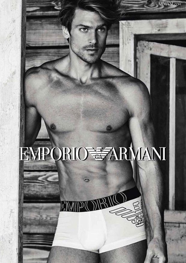Emporio Armani underwear model