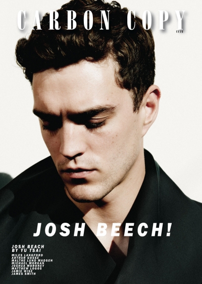 Top Model Josh Beech Lands The Cover of Carbon Copy #16