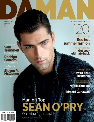 Sean O'Pry for Da Man June July 2012