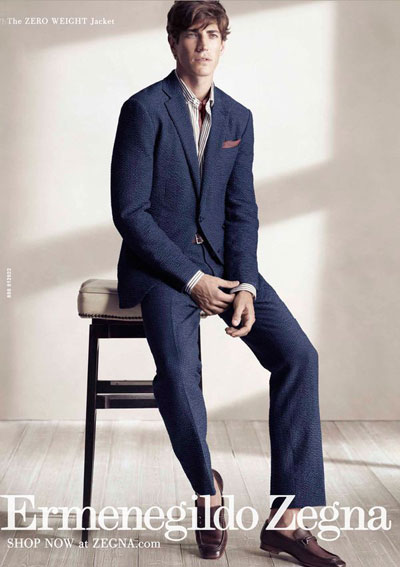 Oriol Elcacho for Ermenegildo Zegna Spring Summer 2011