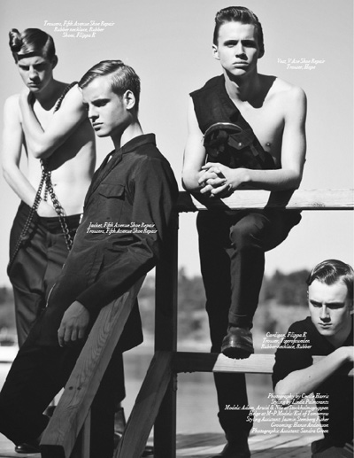 Boys of a Scandinavian Paradise by Cecilie Harris for Carbon Copy