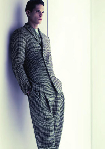 Diego Fragoso by Mert & Marcus for Giorgio Armani Fall Winter 2011.12