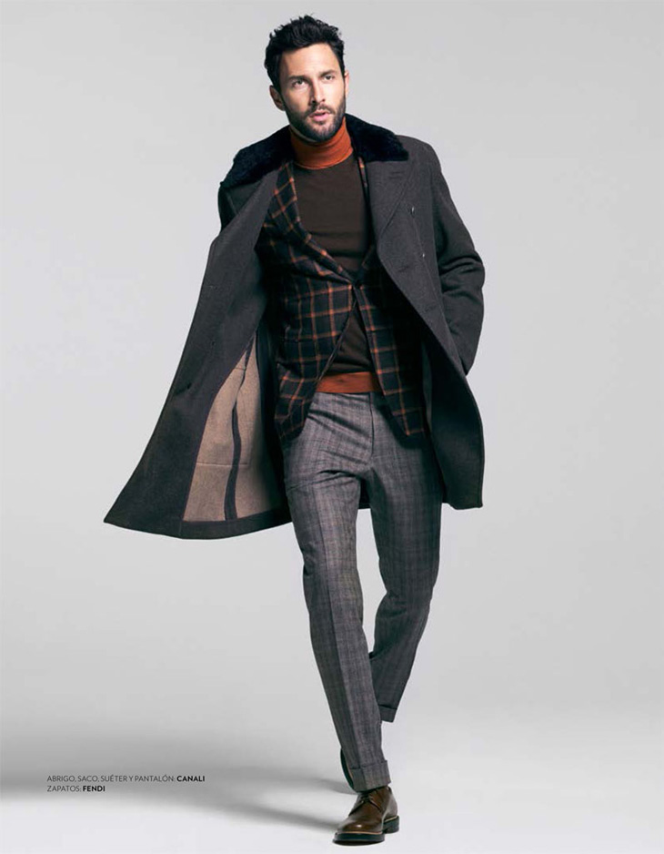 Noah Mills and Andres Velencoso by Dean Isidro for El Palacio de Hierro