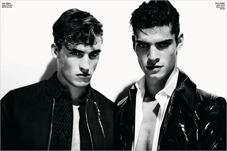 Sam Worth & Stefano Franco by Michael Furlonger for Men's Folio Indonesia