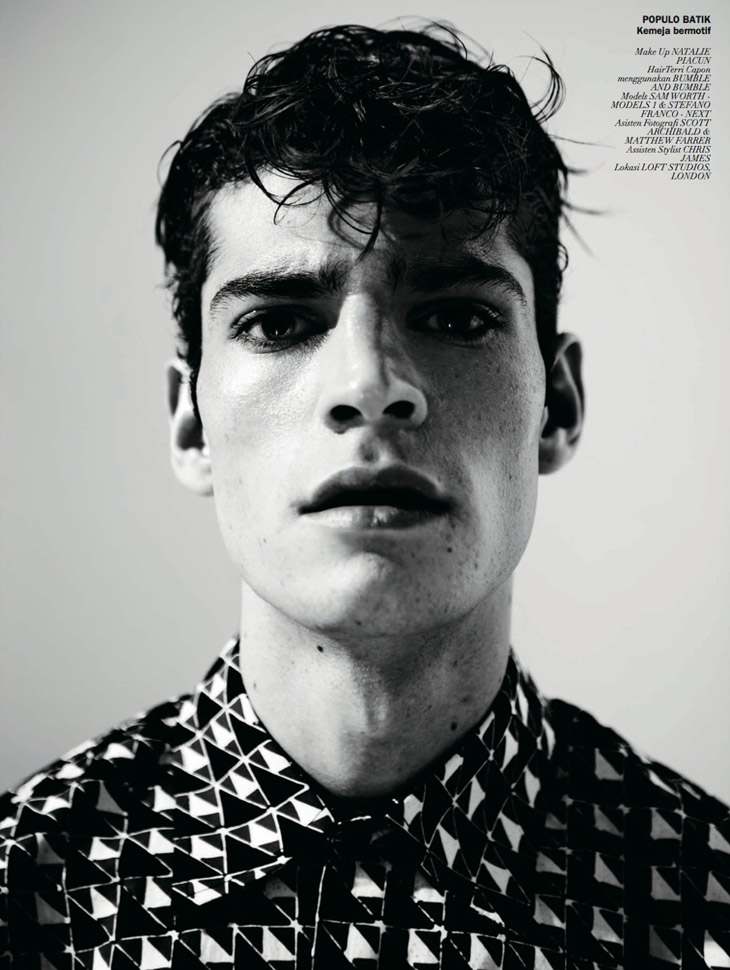 Sam Worth & Stefano Franco by Michael Furlonger for Men's Folio Indonesia