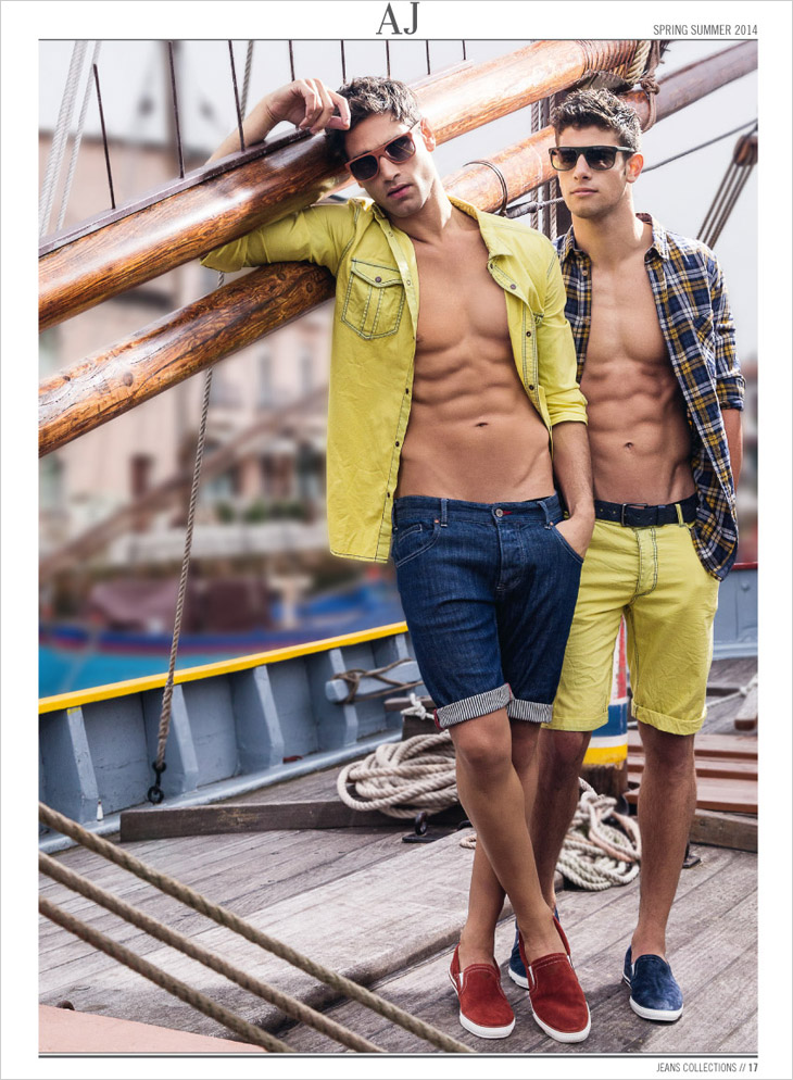 Fabio Mancini, Frank Cammarata and Tomas Skoloudik for Armani Jeans by ...