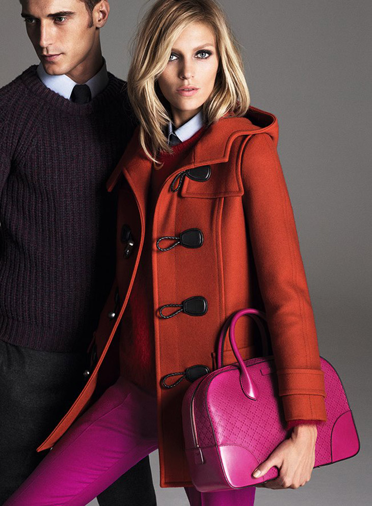 Clement Chabernaud and Anja Rubik for Gucci Pre Fall 2014