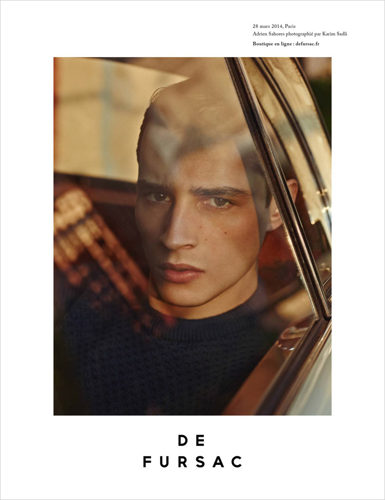 Adrien Sahores for De Fursac Fall Winter 2014.15