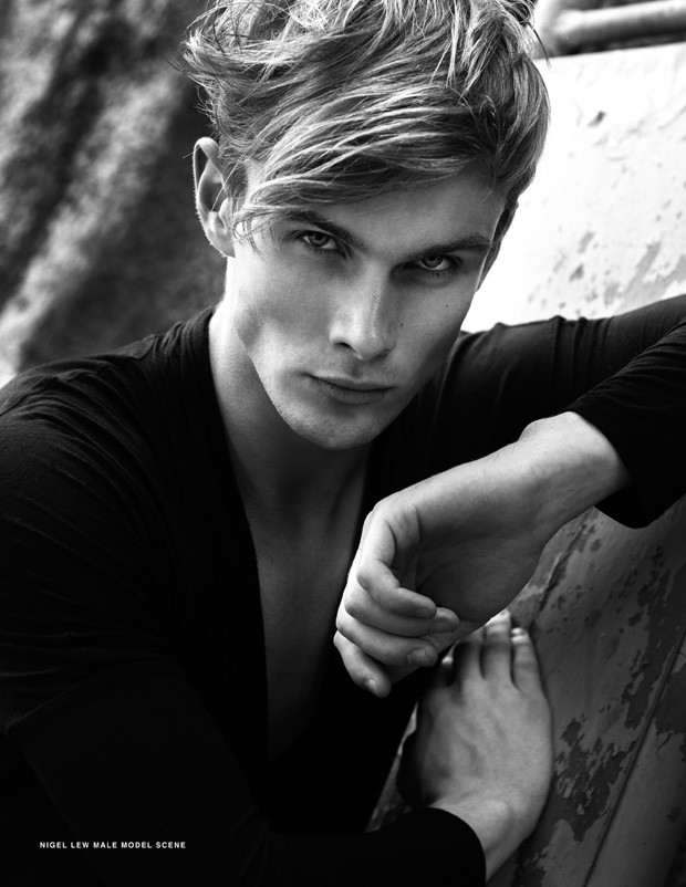 Bogdan Romanovic by Nigel Lew for Male Model Scene