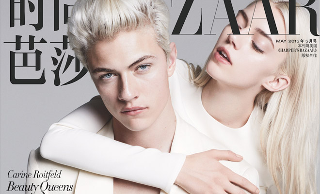 Lucky Blue Smith For Harper S Bazaar China May