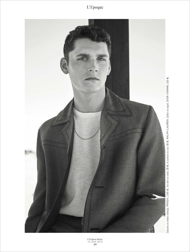 Anders Hayward for L'Express Styles by Carlotta Manaigo