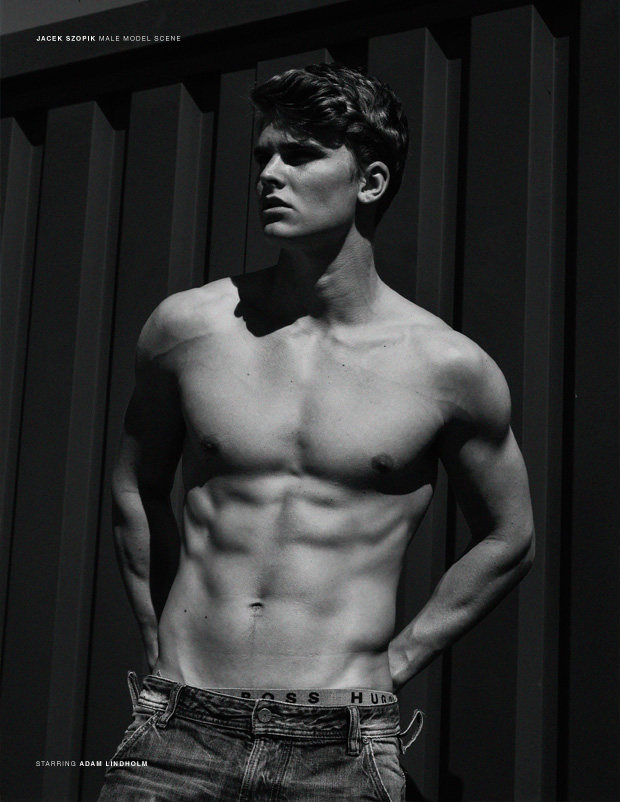 Adam Lindholm by Jacek Szopik for MALE MODEL SCENE + EXCLUSIVE Interview