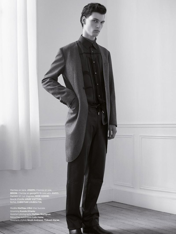 Matthieu Villot for L'Officiel Hommes Paris