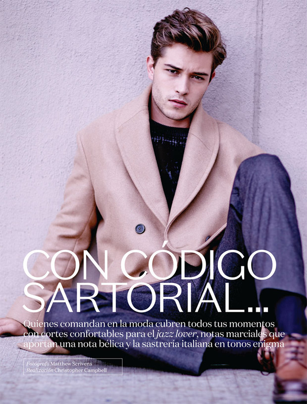 Francisco Lachowski, Adam Senn & Arthur Kulkov for Vogue Hombre