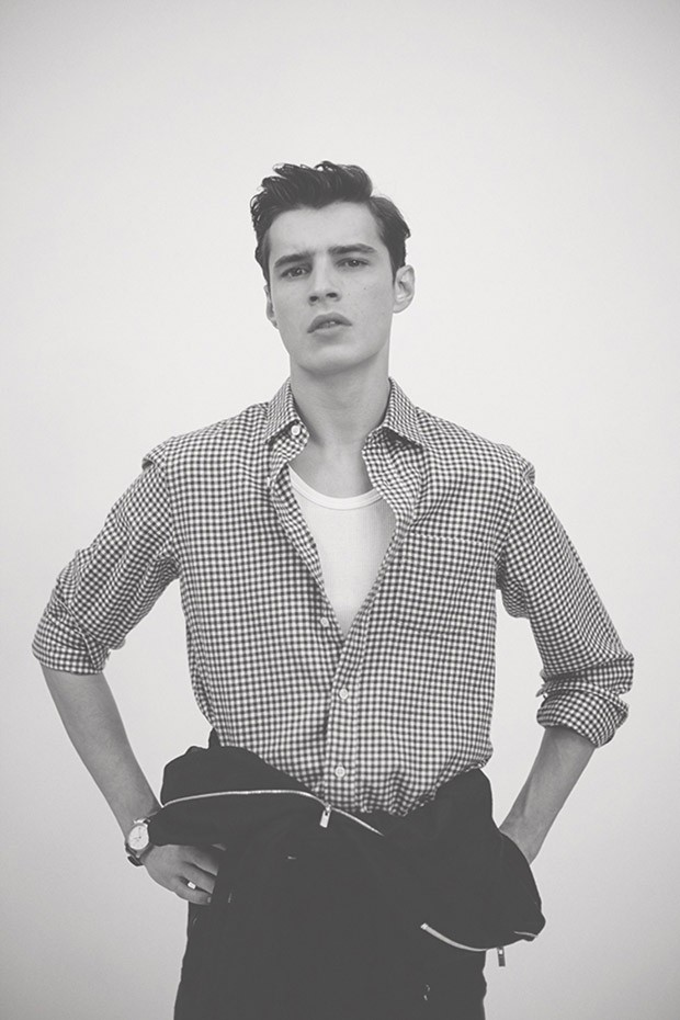 Adrien Sahores for L'Officiel Hommes Spain by Alan Chies