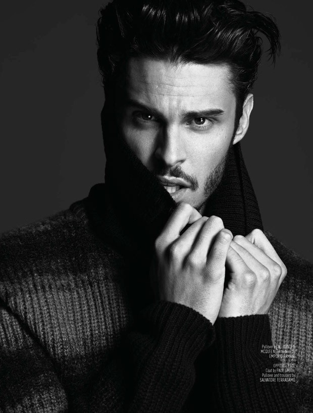 Supermodel Baptiste Giabiconi for August Man Malaysia by Anthony Meyer