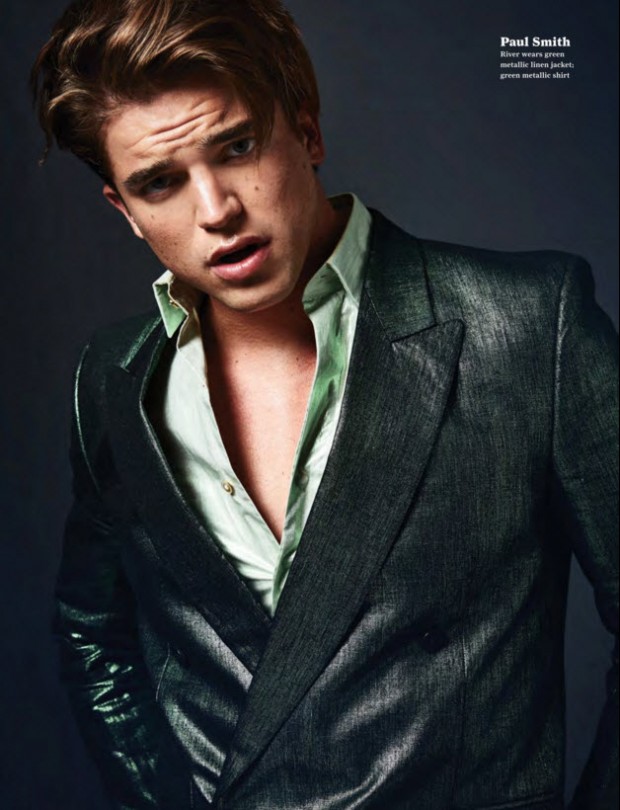 River Viiperi Lands The Cover of ATTITUDE Magazine - Male Model Scene