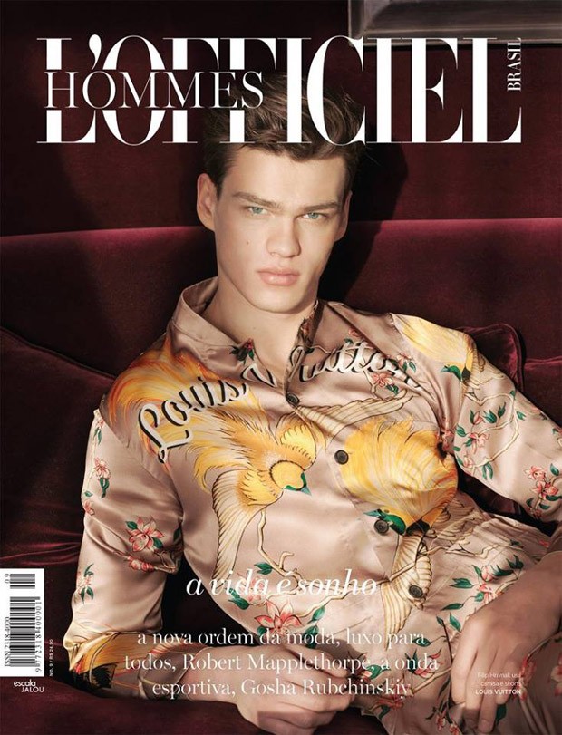 Filip Hrivnak, Jonathan Bauer & Xavier Leblanc for L'Officiel Hommes Brazil