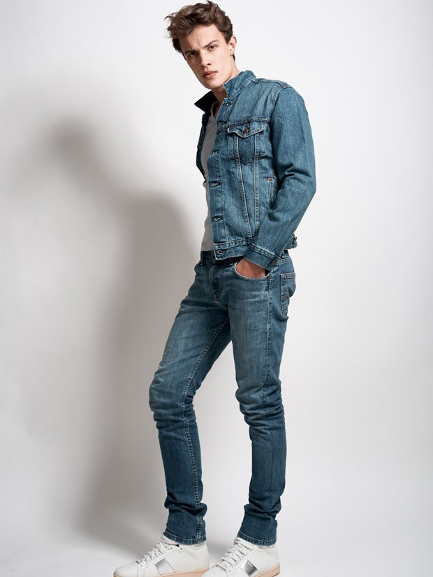 Will Mortelle in Debut in Denim by Richard Gerst