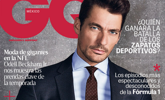 Supermodel David Gandy Covers GQ Mexico October 2016 Issue