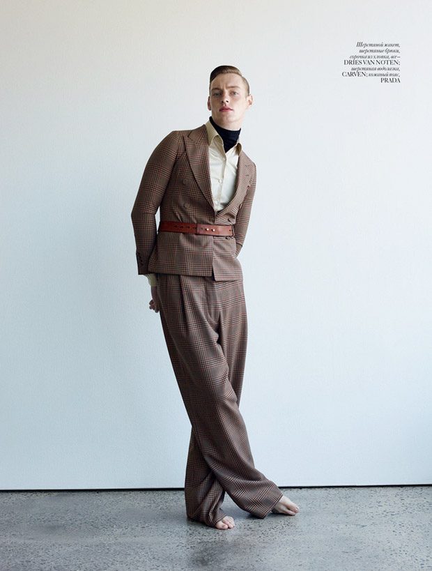 Roberto Sipos Stars in Vogue Ukraine Man Fall Winter 2016 Cover Story