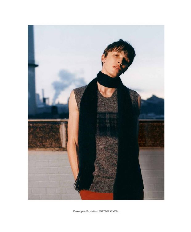 Lucas Satherly In Best of Italian Menswear for ICON Magazine