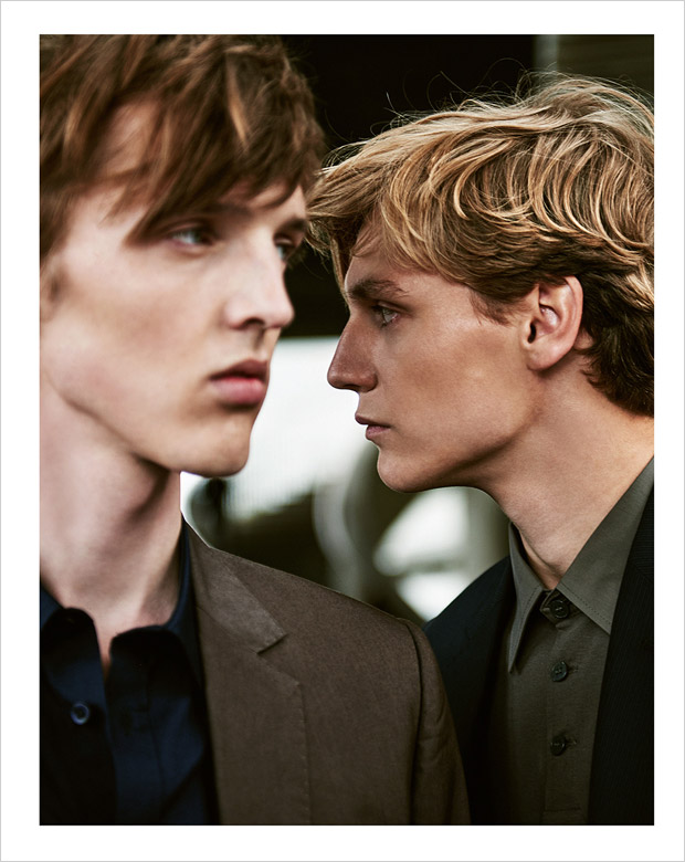 Linus Weber & Golo Fischer Star in Stefan Steiner AW16 Campaign