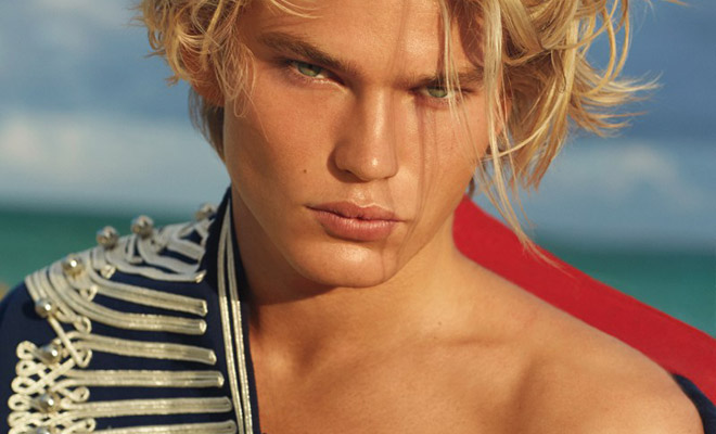 Jordan Barrett (Model & Actor) attends the opening of the first
