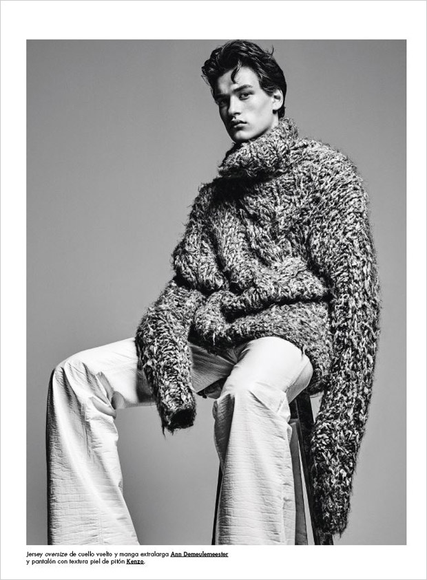 Jegor Venned Models Oversized Winter 2016 Looks for GQ Spain