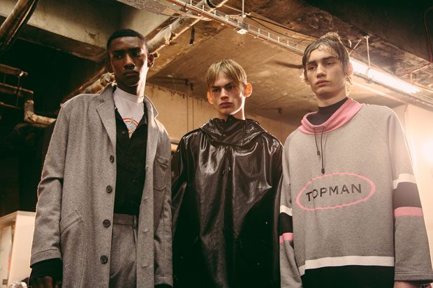#LCM Backstage at TOPMAN Design AW17 Show