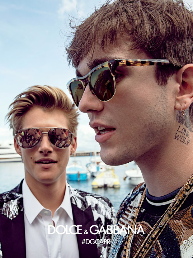 Dolce & Gabbana SS17 Eyewear Starring Cameron Dallas, Brandon Thomas