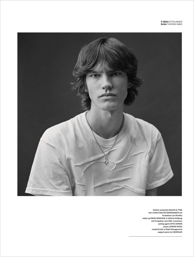 Elias de Poot Stars in L'Officiel Hommes Germany Spring 2017 Issue