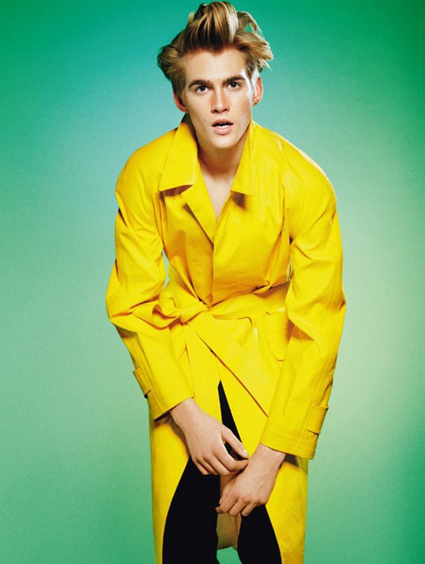 Presley Gerber Stars in L'Uomo Vogue March 2017 Edition