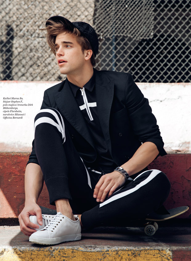 River Viiperi Stars in Men's Health Serbia April 2017 Cover Story