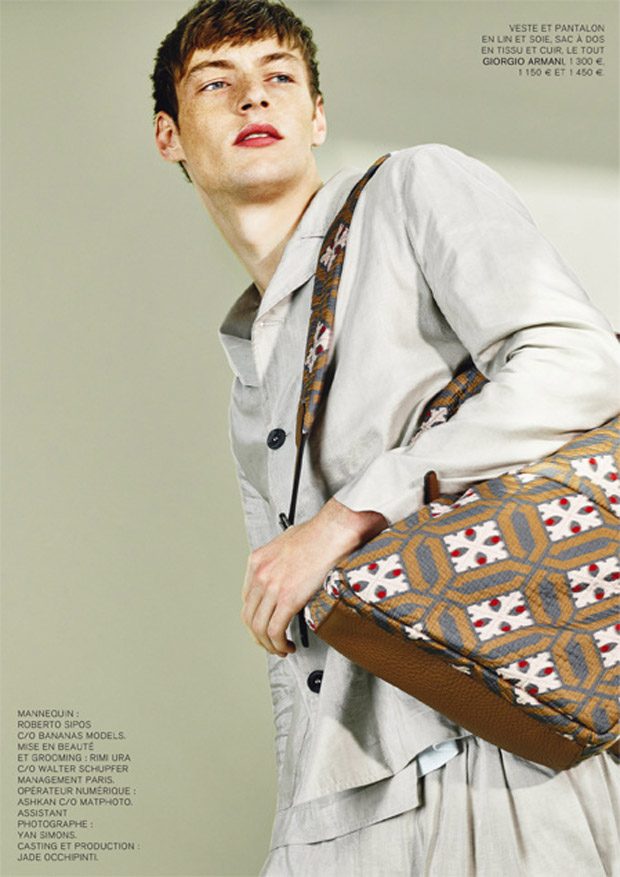 Roberto Sipos is the Cover Star of L'Express Styles Special Homme Issue