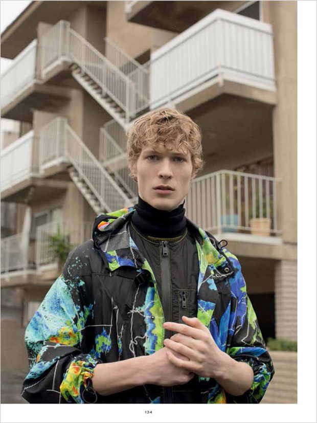 Sven de Vries Stars in L'Officiel Hommes Turkey Spring 2017 Cover Story