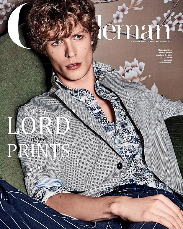 The Lord of the Prints: Sven de Vries Stars in Gentleman Magazine Cover ...