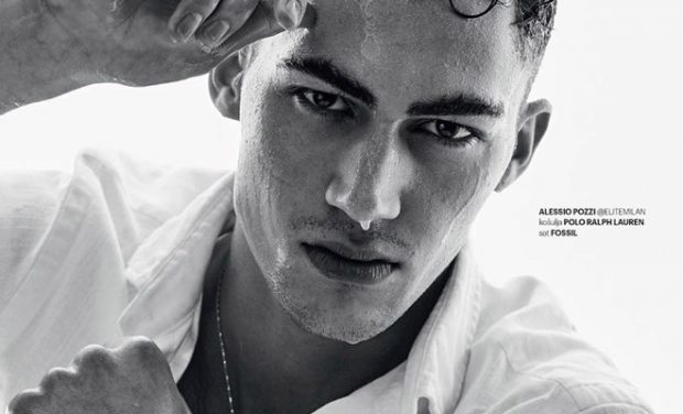 Discover inspiring imagey featuring gorgeous italian model Alessio Pozzi