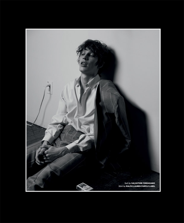 Lucas Satherley in Near Night for Essential Homme Summer 2017 Issue