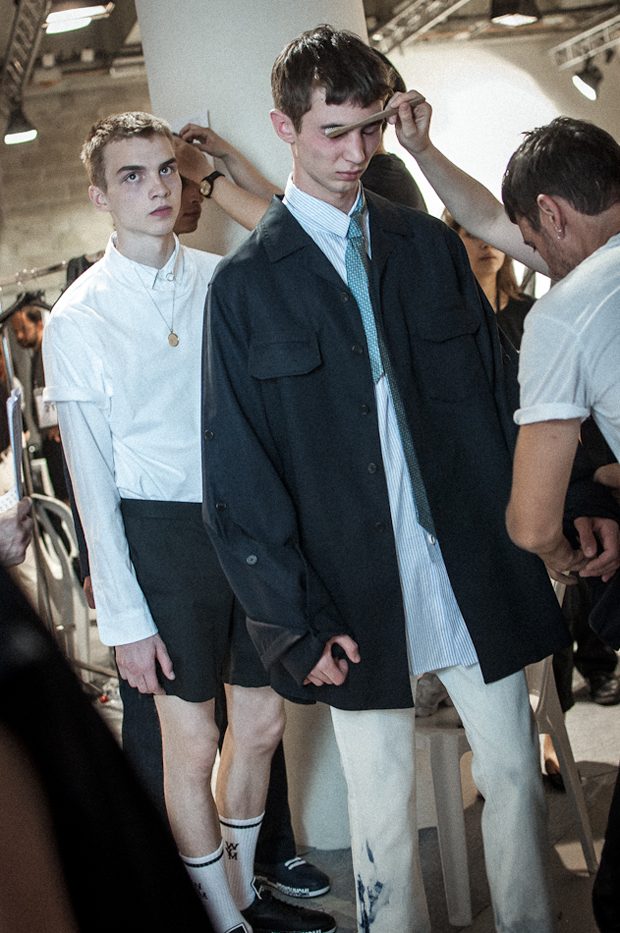 PFW Backstage: WOOYOUNGMI Spring Summer 2018