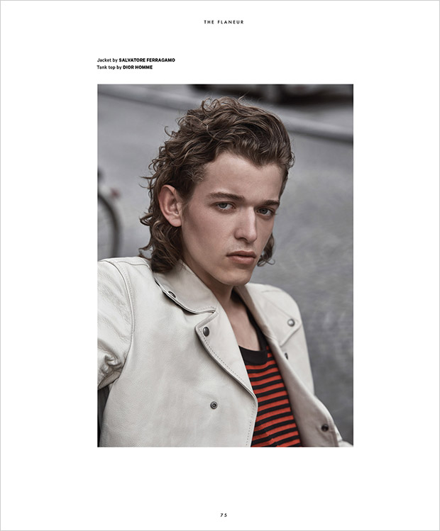 Paul Barge in The Flaneur for Essential Homme September 2017 Issue