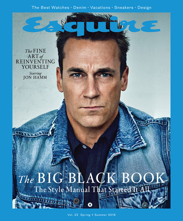 Jon Hamm Takes The New Esquire Big Black Book