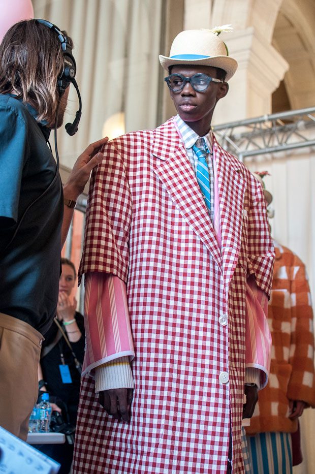 #PFW Backstage: Thom Browne Spring Summer 2019 Menswear Show