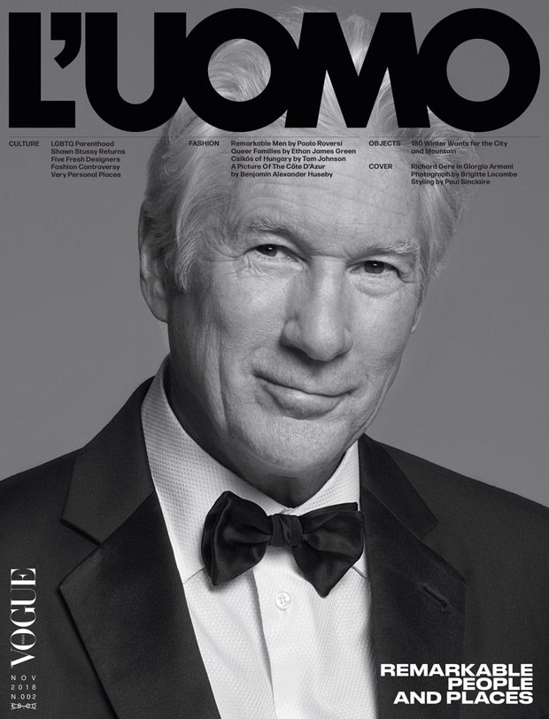 Richard Gere, Dennis Williams, Matteo Roversi, Kolos Halasz & Joe Alwyn for  L'Uomo Vogue