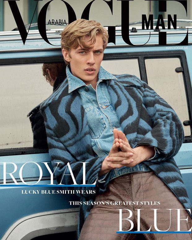 Lucky Blue Smith Stars in Vogue Man Arabia Fall Winter 2018 Cover Story