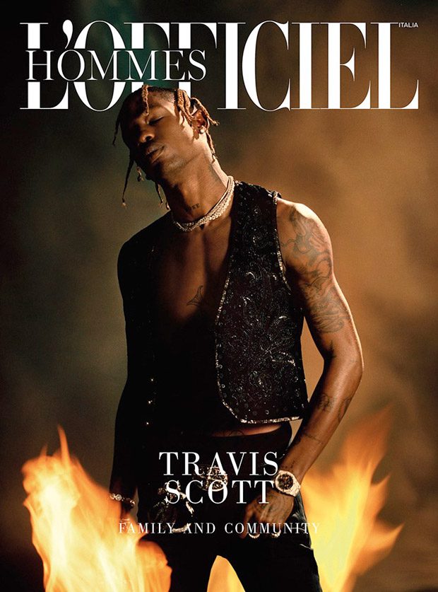Travis Scott 'L'Officiel Hommes Italia' Cover