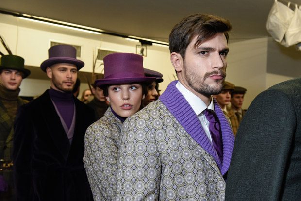 MFW Backstage: DAKS Fall Winter 2019.20 Fashion Show